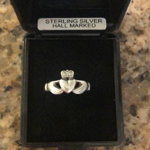 Sterling Silver Claddagh Ring from Foxford Jewelry Ireland